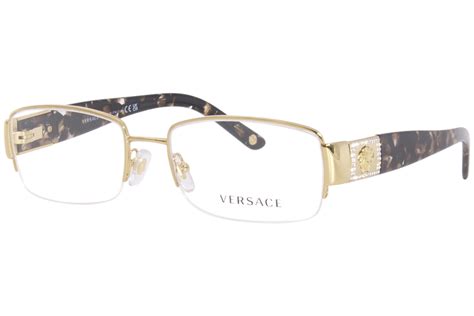 plastic frame versace prescription sunglasses|Versace eyeglass frames with rhinestones.